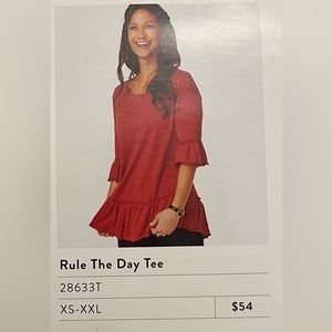 Rule the day tee